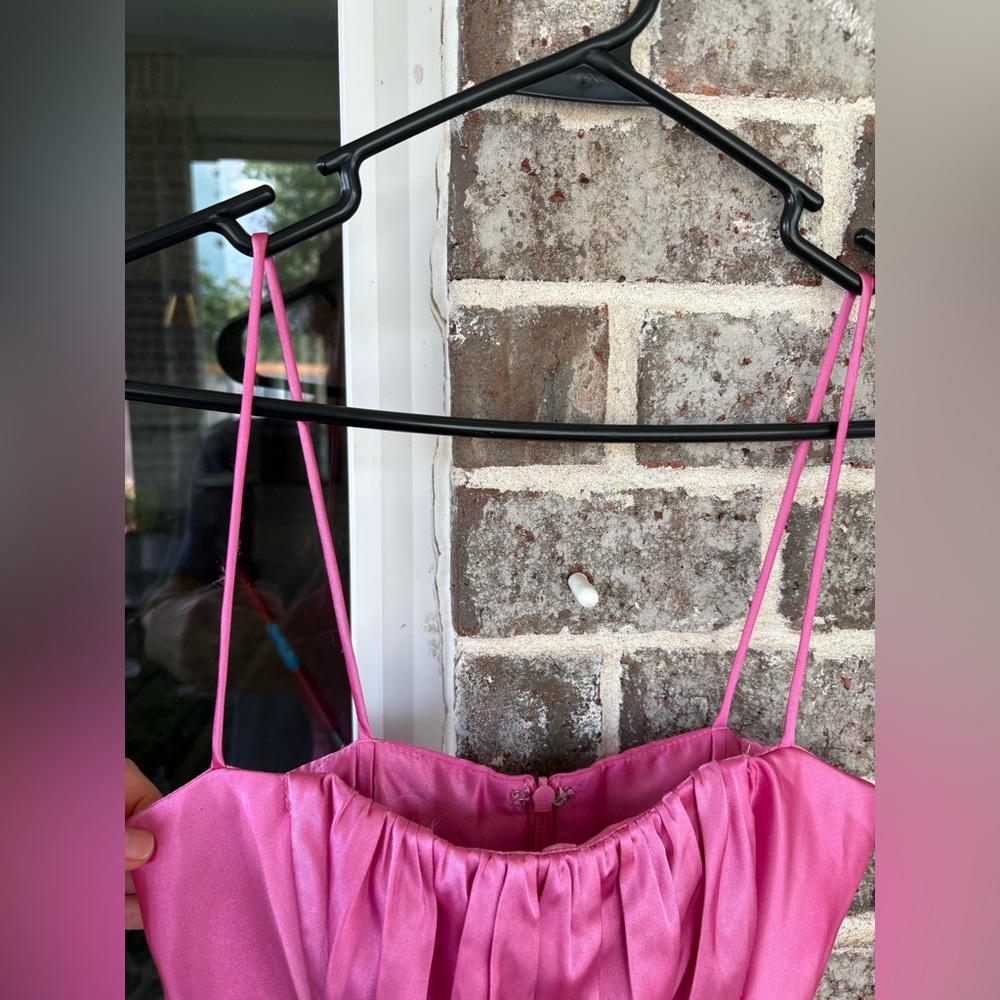 Y2K Jessica McClintock Rhinestone Embellished Bubble Hem Mini Dress - Picture 5 of 11